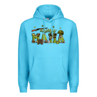 Ocean Blue army mama Premium Hoodie - Zillion Design Studio