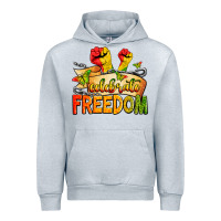 Heather Grey celebrate freedom Urban Hoodie - Zillion Design Studio