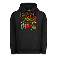 Pigment Black black teachers are dope Urban Hoodie - Zillion Design Studio