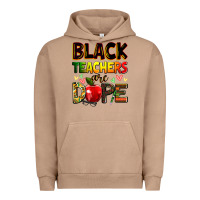 Pigment Burro black teachers are dope Urban Hoodie - Zillion Design Studio