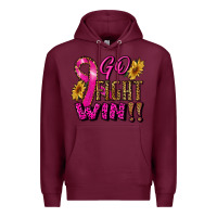 Burgundy go fight win Premium Hoodie - RanaPortraitStore