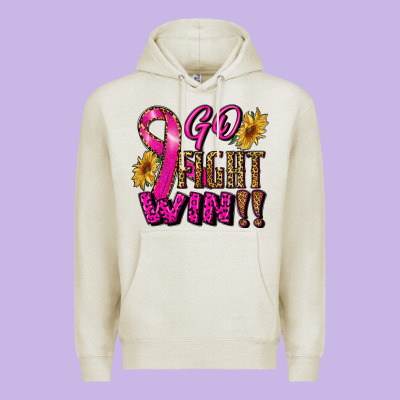 Go Fight Win Premium Hoodie Designed By Ranaportraitstore
