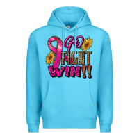 Ocean Blue go fight win Premium Hoodie - RanaPortraitStore