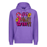 Purple go fight win Premium Hoodie - RanaPortraitStore