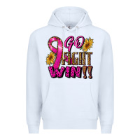 White go fight win Premium Hoodie - RanaPortraitStore