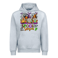 Heather Grey Spooky Season Gnomes Urban Hoodie - texasbilliewilder