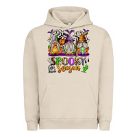 Pigment French Oak Spooky Season Gnomes Urban Hoodie - texasbilliewilder