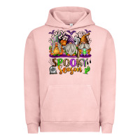 Pigment Salmon Spooky Season Gnomes Urban Hoodie - texasbilliewilder