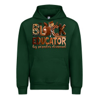 Forest Green black educator by popular demand Urban Hoodie - Zillion Design Studio