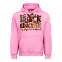 Fuchsia Pink black educator by popular demand Urban Hoodie - Zillion Design Studio