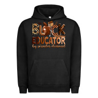 Pigment Black black educator by popular demand Urban Hoodie - Zillion Design Studio