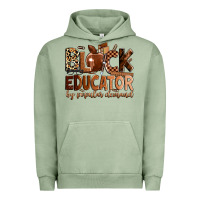 Pigment Oil Green black educator by popular demand Urban Hoodie - Zillion Design Studio