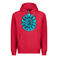 Cardinal turquoise gemstone jewelny Premium Hoodie - RanaPortraitStore