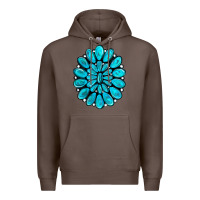 Coffee turquoise gemstone jewelny Premium Hoodie - RanaPortraitStore