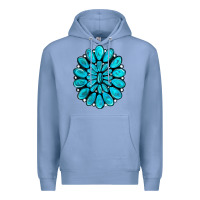 Colony Blue turquoise gemstone jewelny Premium Hoodie - RanaPortraitStore