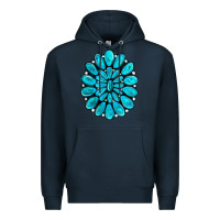 Navy turquoise gemstone jewelny Premium Hoodie - RanaPortraitStore