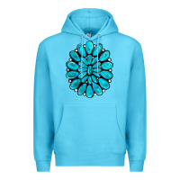 Ocean Blue turquoise gemstone jewelny Premium Hoodie - RanaPortraitStore