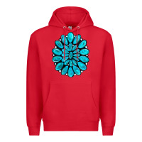 Red turquoise gemstone jewelny Premium Hoodie - RanaPortraitStore