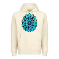 Sandshell turquoise gemstone jewelny Premium Hoodie - RanaPortraitStore