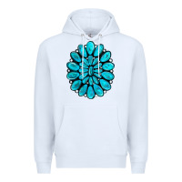 White turquoise gemstone jewelny Premium Hoodie - RanaPortraitStore