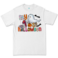 White My 1st Halloween Premium Tee - CowhideDigitalArt