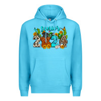 Ocean Blue senior 2024 cow Premium Hoodie - Zillion Design Studio