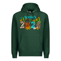 Sports Green senior 2024 cow Premium Hoodie - Zillion Design Studio