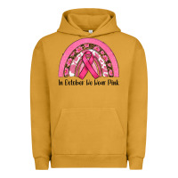 Pigment Peanut Butter in october we wear pink Urban Hoodie - RanaPortraitStore