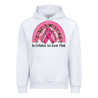 White in october we wear pink Urban Hoodie - RanaPortraitStore