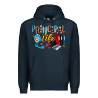 Navy principal life Premium Hoodie - Zillion Design Studio