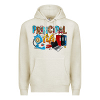 Oatmeal Heather principal life Premium Hoodie - Zillion Design Studio