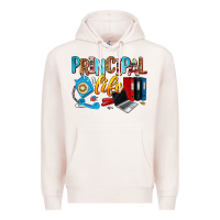 Pale Pink principal life Premium Hoodie - Zillion Design Studio