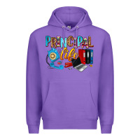 Purple principal life Premium Hoodie - Zillion Design Studio
