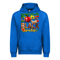 Cobalt unapologetically dope black teacher Urban Hoodie - Zillion Design Studio