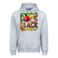 Heather Grey unapologetically dope black teacher Urban Hoodie - Zillion Design Studio