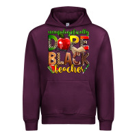 Mauve Wine unapologetically dope black teacher Urban Hoodie - Zillion Design Studio
