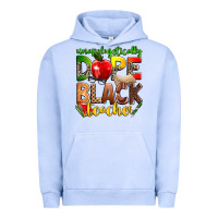 Pigment Grape Ice unapologetically dope black teacher Urban Hoodie - Zillion Design Studio