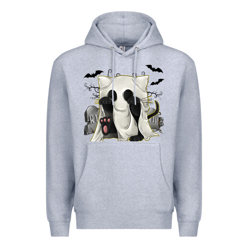 Ghost Cat Premium Hoodie by texasbilliewilder | Teevron