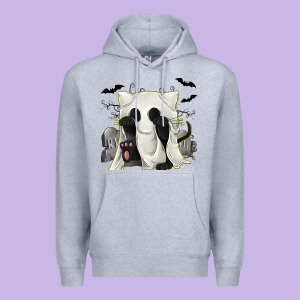 Ghost Cat Premium Hoodie Designed By Texasbilliewilder