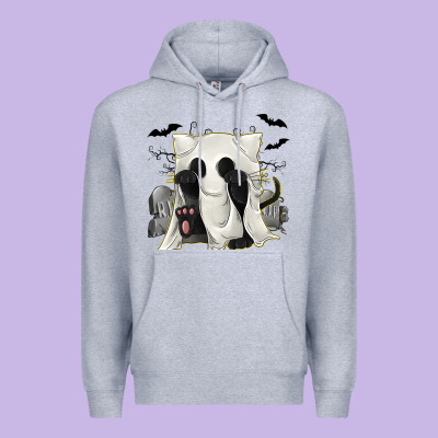Ghost Cat Premium Hoodie Designed By Texasbilliewilder