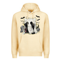 Pina Colada Ghost Cat Premium Hoodie - texasbilliewilder