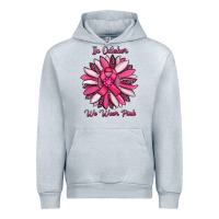 Heather Grey in october we wear pink sunflower Urban Hoodie - RanaPortraitStore