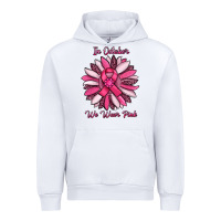 White in october we wear pink sunflower Urban Hoodie - RanaPortraitStore