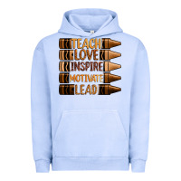 Pigment Grape Ice teach love inspire motivate lead Urban Hoodie - Zillion Design Studio