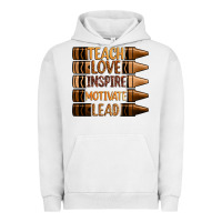 Pigment Lunar Rock teach love inspire motivate lead Urban Hoodie - Zillion Design Studio