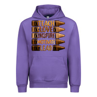 Tulip teach love inspire motivate lead Urban Hoodie - Zillion Design Studio