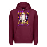 Burgundy Freak In The Sheets Premium Hoodie - texasbilliewilder
