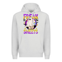 Dove Grey Freak In The Sheets Premium Hoodie - texasbilliewilder