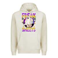 Oatmeal Heather Freak In The Sheets Premium Hoodie - texasbilliewilder