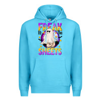 Ocean Blue Freak In The Sheets Premium Hoodie - texasbilliewilder